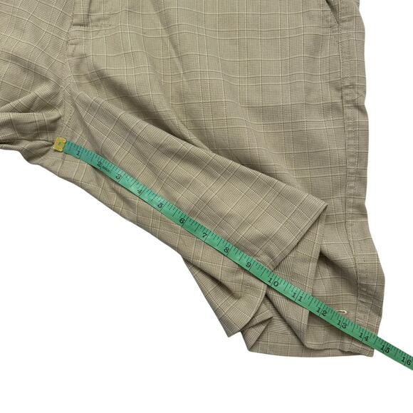 O’NEILL Tan Plaid Walking Chino Woven Shorts Size 36 Mens Preppy Dad - Picture 6 of 6